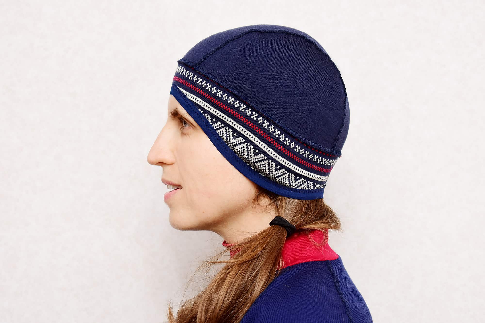 knit running hat