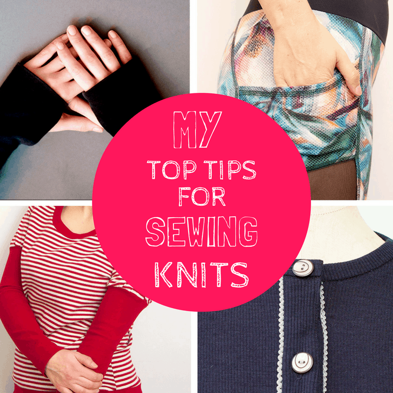 My top tips for sewing knits - a collection of tutorials - The Last Stitch