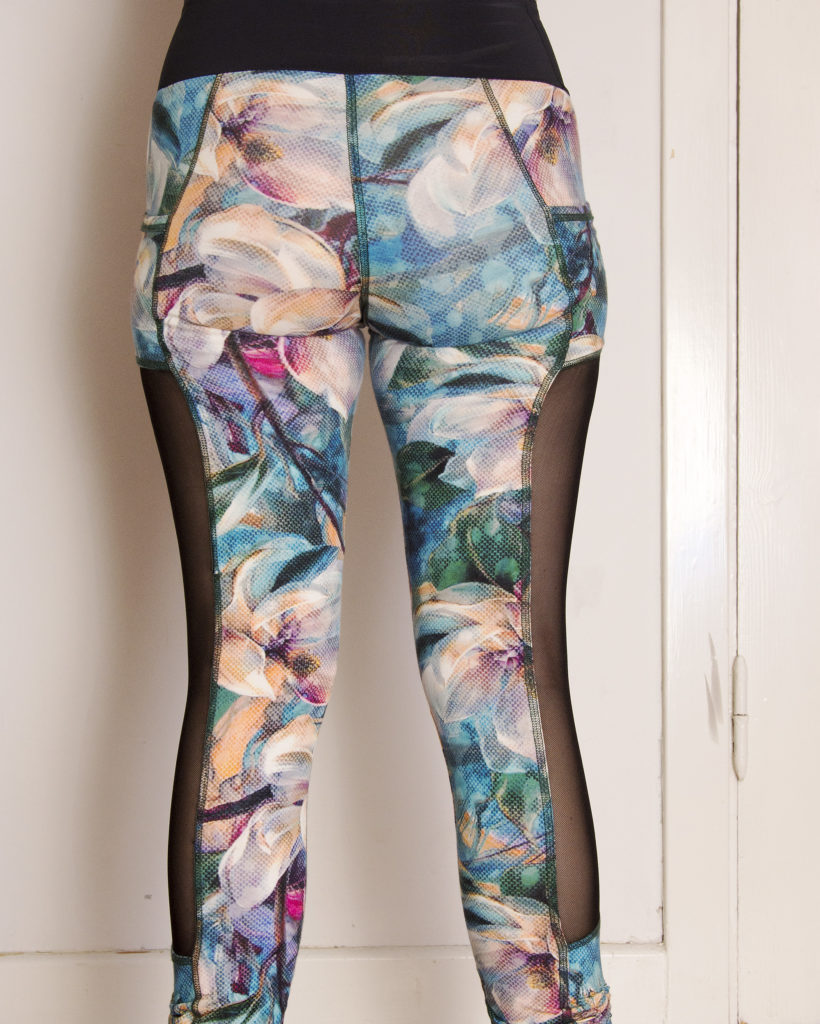 Flower print yoga leggings pattern - The Last Stitch