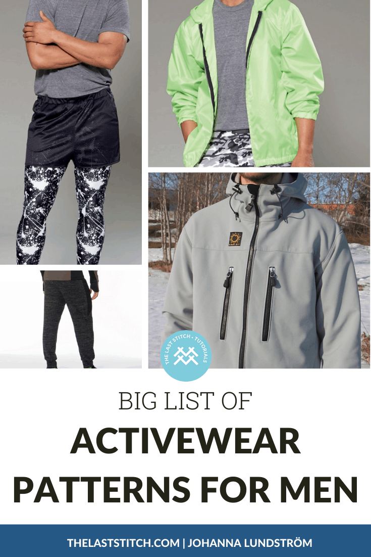 Activewear Sewing Patterns for Men The Last Stitch