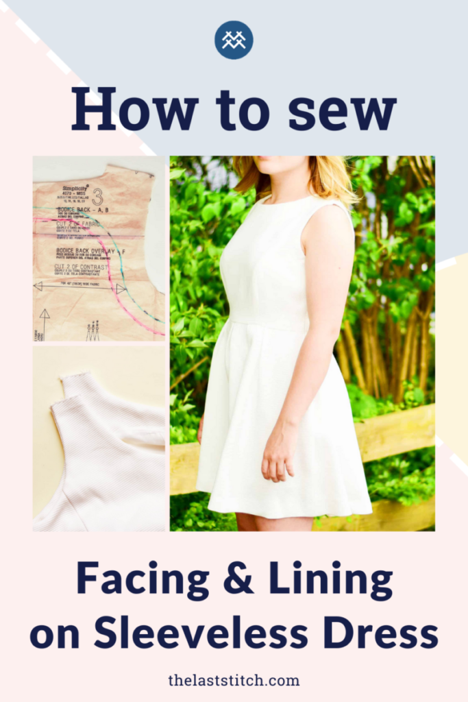 How To Sew Lining In A Sleeveless Dress