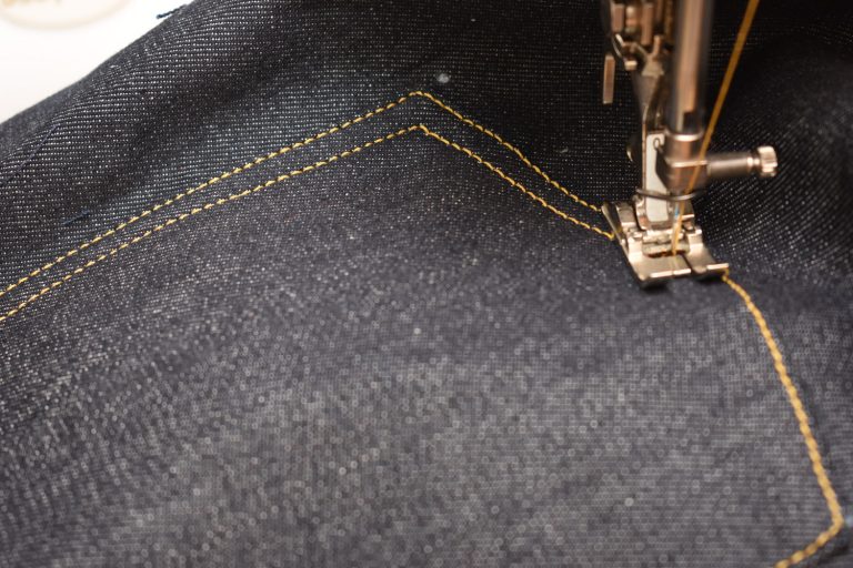 How To Sew Jeans Back Pockets The Professional Way