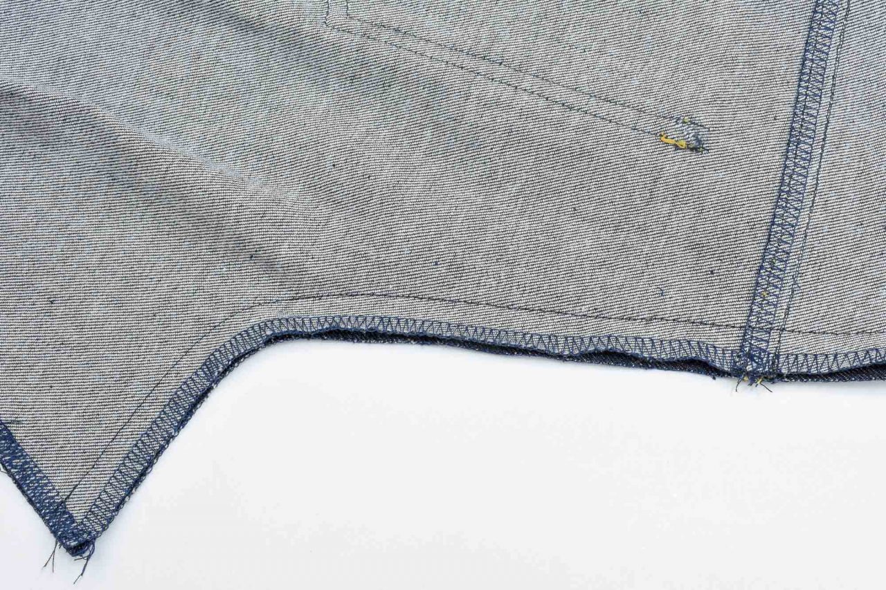 How to sew the jeans yoke and side seams - The Last Stitch