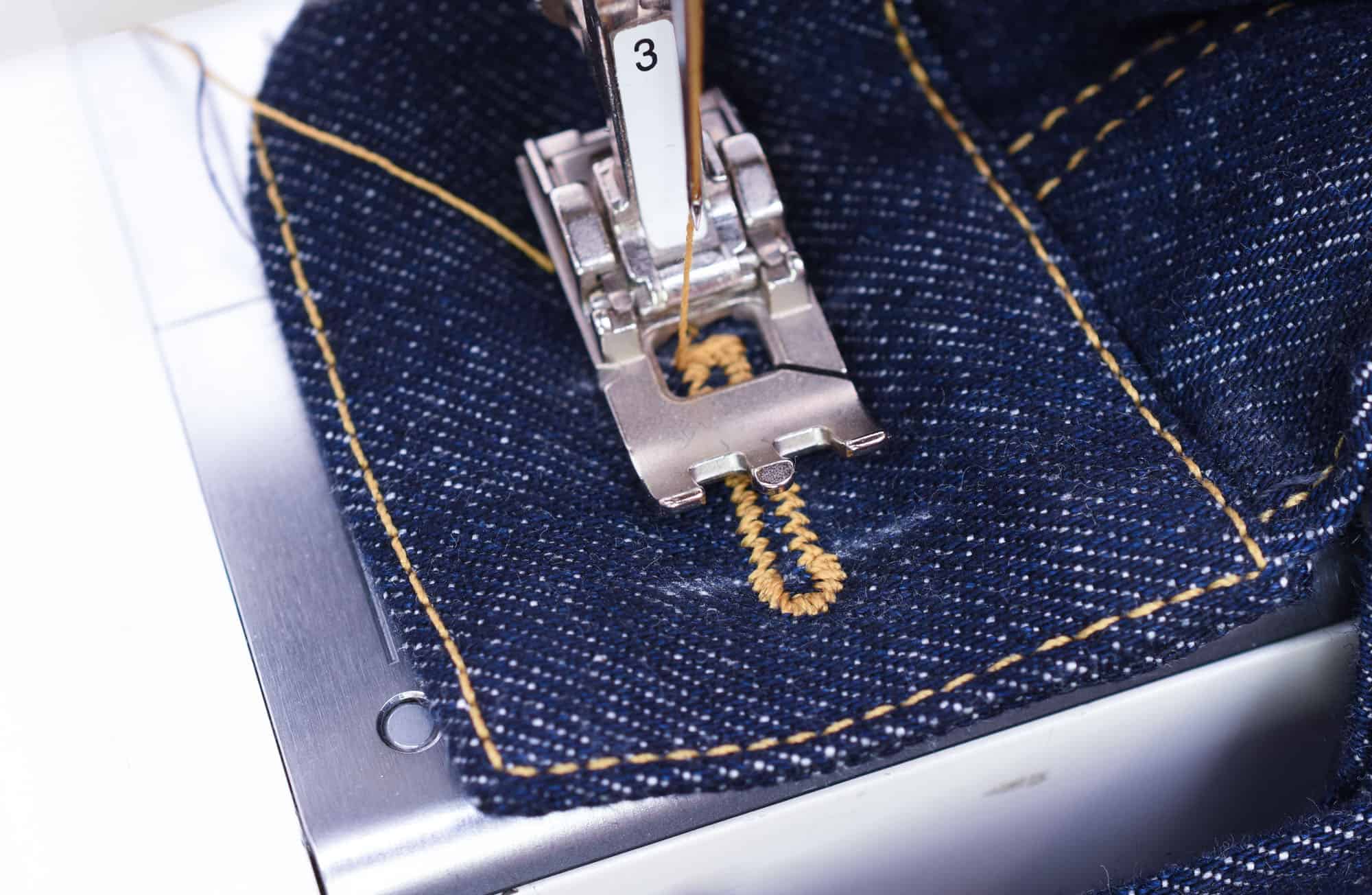 Sewing Jeans Buttonholes and Buttons - The Last Stitch