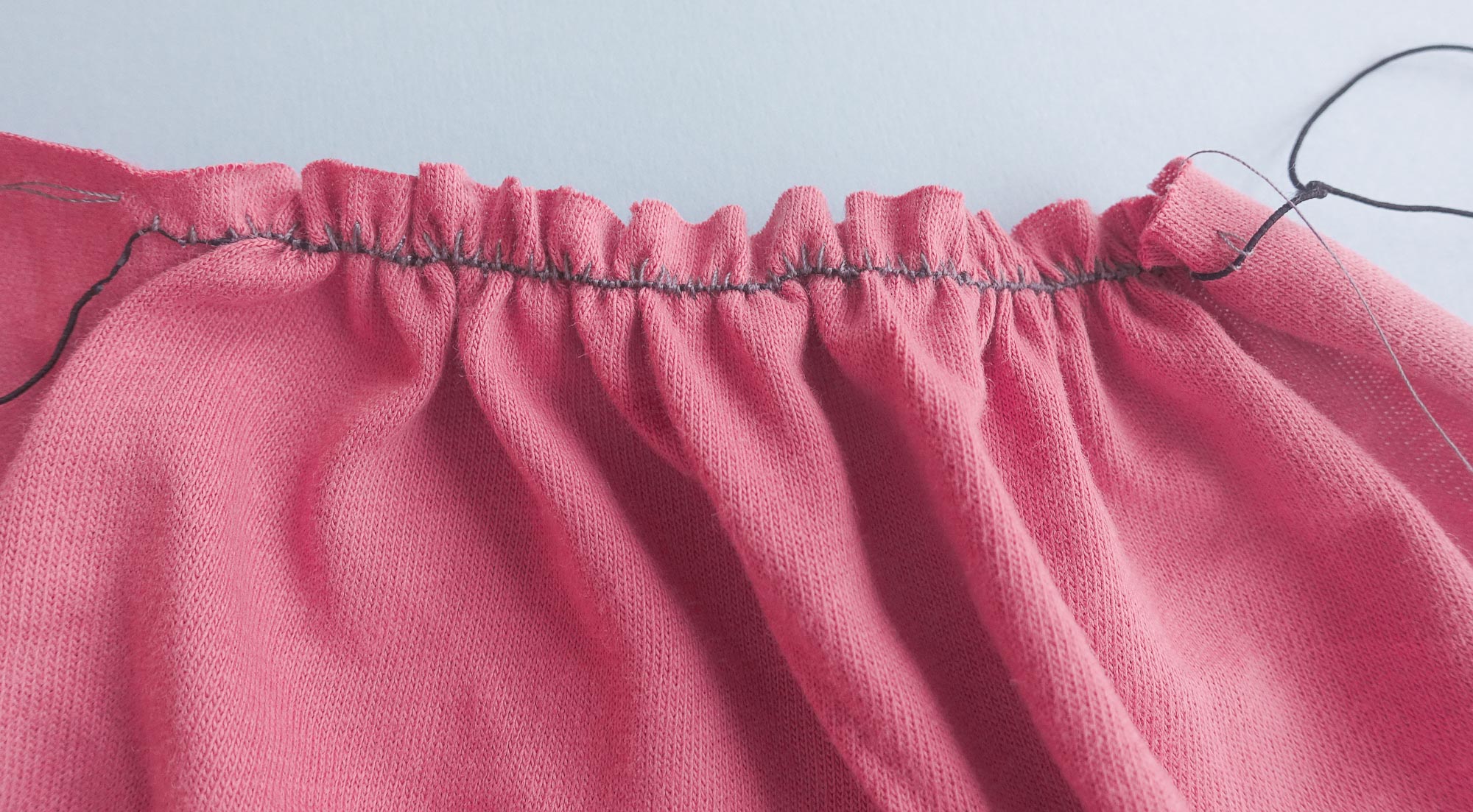 4 Ways To Sew Gathers On Knits - The Last Stitch